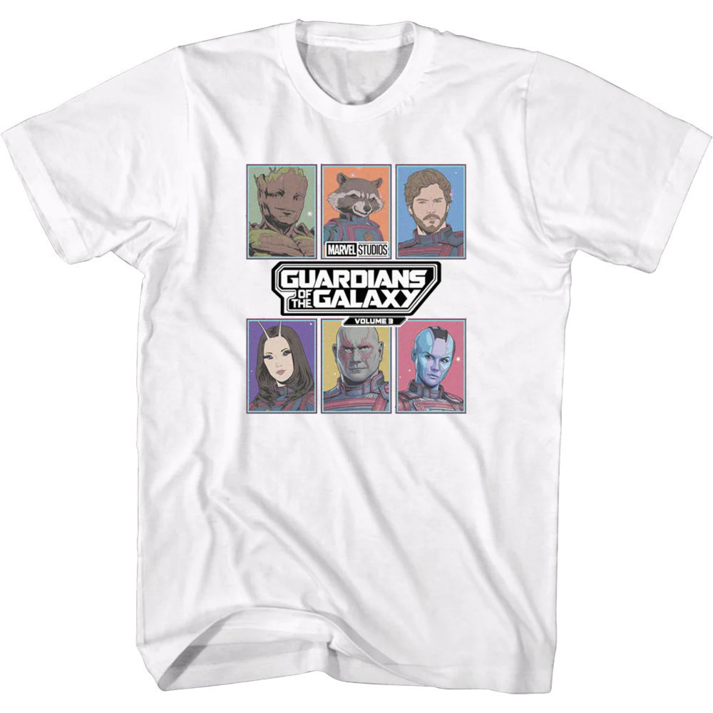 Character Boxes Guardians Of The Galaxy Vol 3 T-shirt Marvel Movie Fan Gift Tee